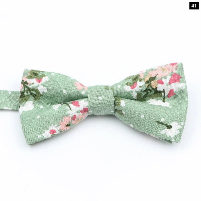 Colourful Floral Bow Ties Fashionable And Fun For Kids