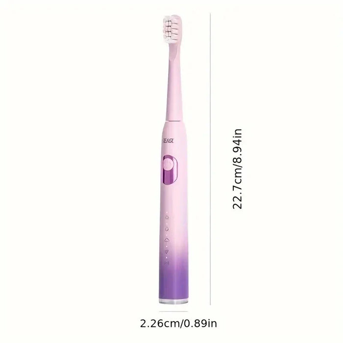 Colourful Electric Toothbrush 5 Modes 2 Heads