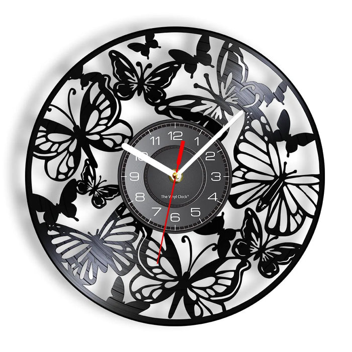 Angel Butterfly Wall Clock