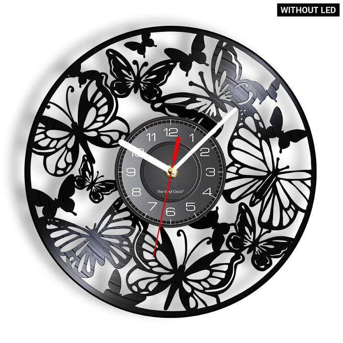 Angel Butterfly Wall Clock