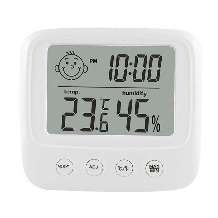 1pc LCD Digital Temperature Baby Room Humidity Meter Backlight Home Indoor Electronic Hygrometer Thermometer Weather Station