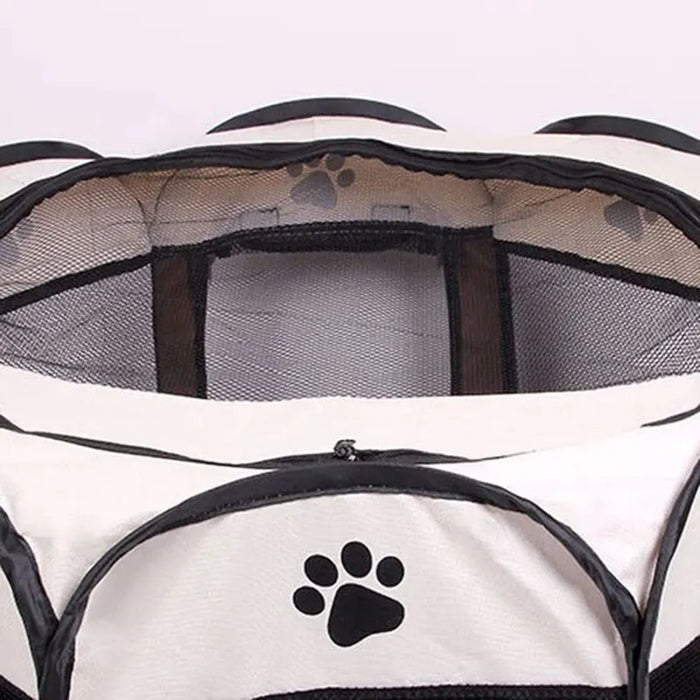 Foldable Pet Tent Kennel Octagonal Fence