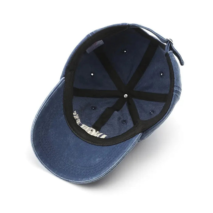 Unisex Cotton Baseball Cap With Embroidery For Casual Fashion