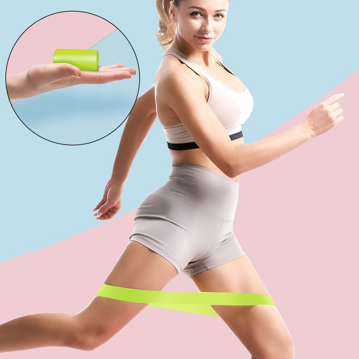 5Pcs Elastic Body Shaping Slimming Stretch Resistance Band For Yoga Gym