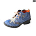 Womens Ankle Leather Shoes For Outdoor,medium Heel Floral