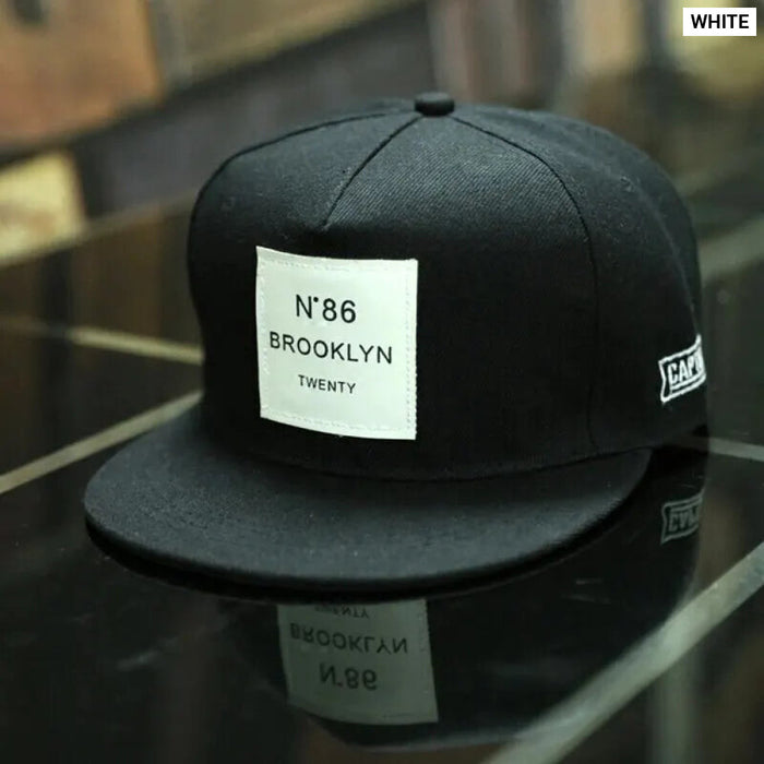 Adjustable Brooklyn Print Hip Hop Hat