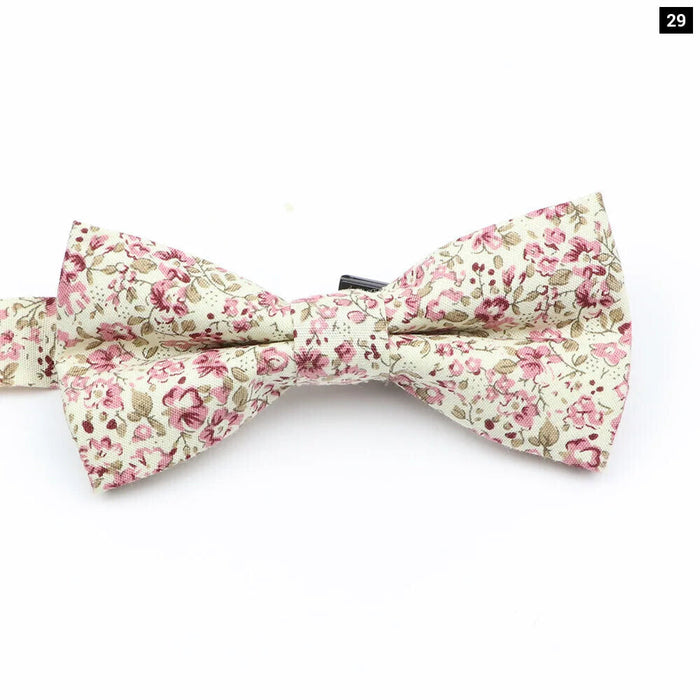 Colourful Floral Bow Ties Fashionable And Fun For Kids