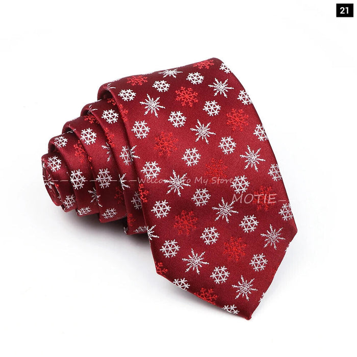 Santa Claus Necktie For Christmas And Halloween Parties