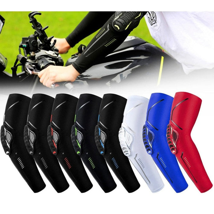 1 Piece Breathable Crashproof Arm Compression Sleeve for Cycling Running