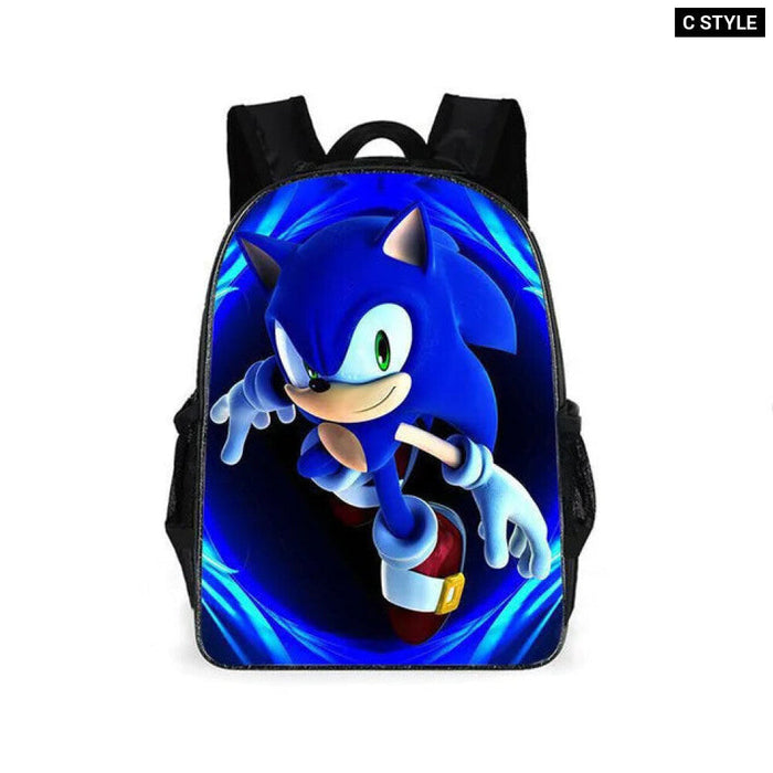Cartoon Sonic School Bags For Kids