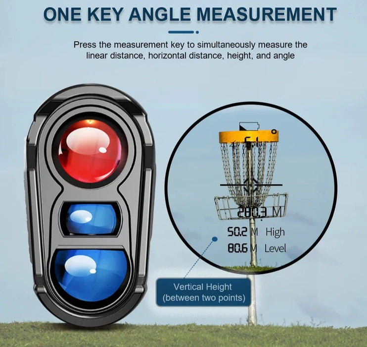 Mini Golf Laser Range Finder With Slope Compensation