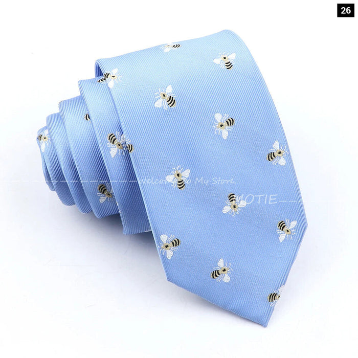 Blue Sailboat Necktie For Men Weddings Parties And Daily Wear