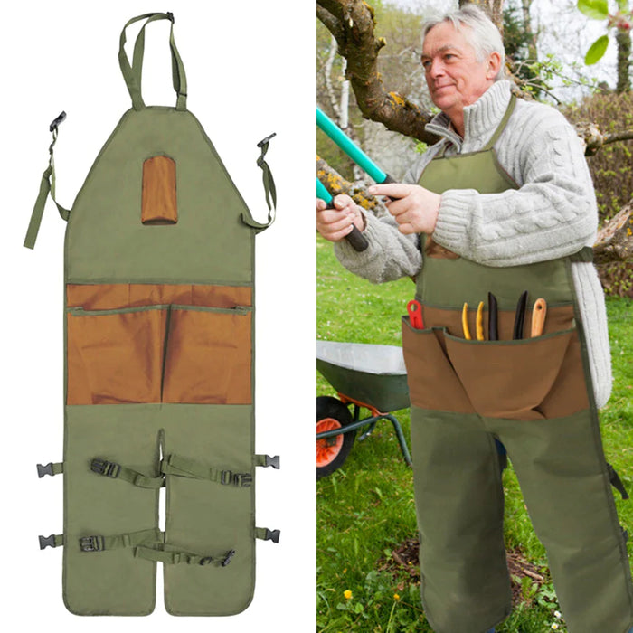 Oxford Fabric Adjustable Garden Trimming Apron With Pockets For Men Women