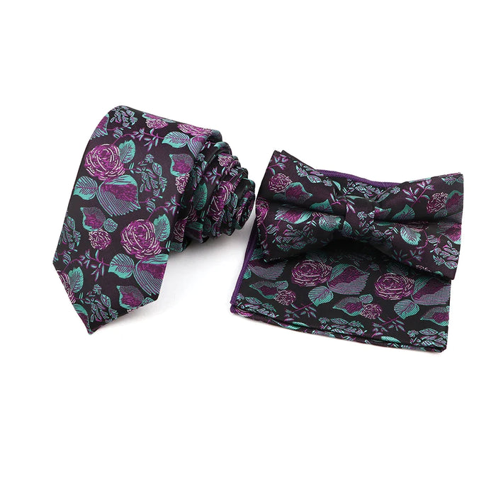 Top Quality 6Cm Bowtie Set Red Pink For Weddings And Parties