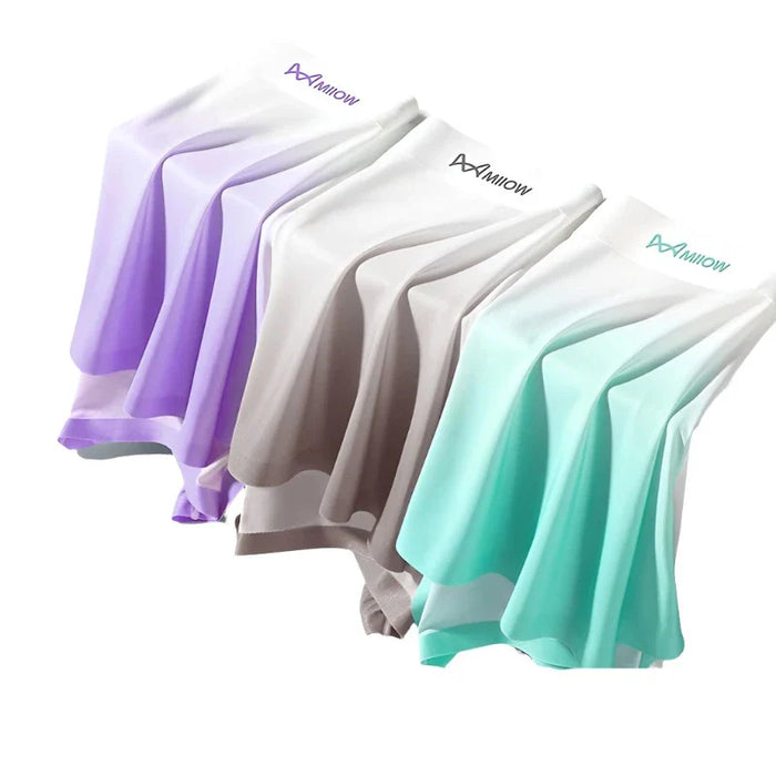 3 Piece Ice Silk Mens Boxers