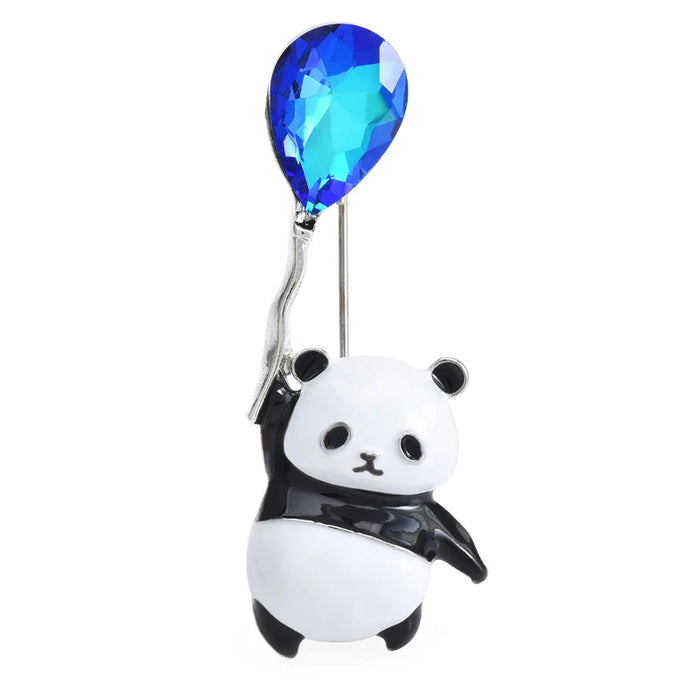 Panda Brooches Pins Enamel Balloon Animal Party Casual