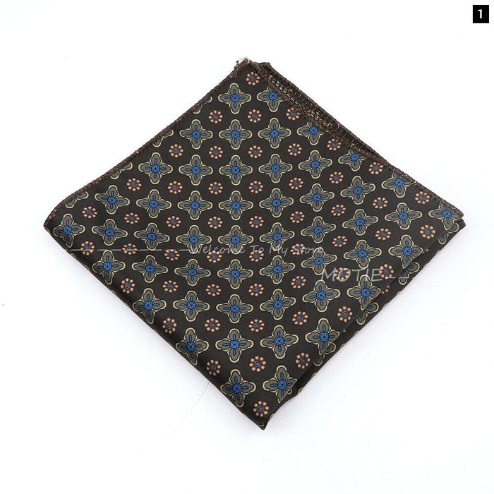 Paisley Pocket Square For Weddings And Daily Wear