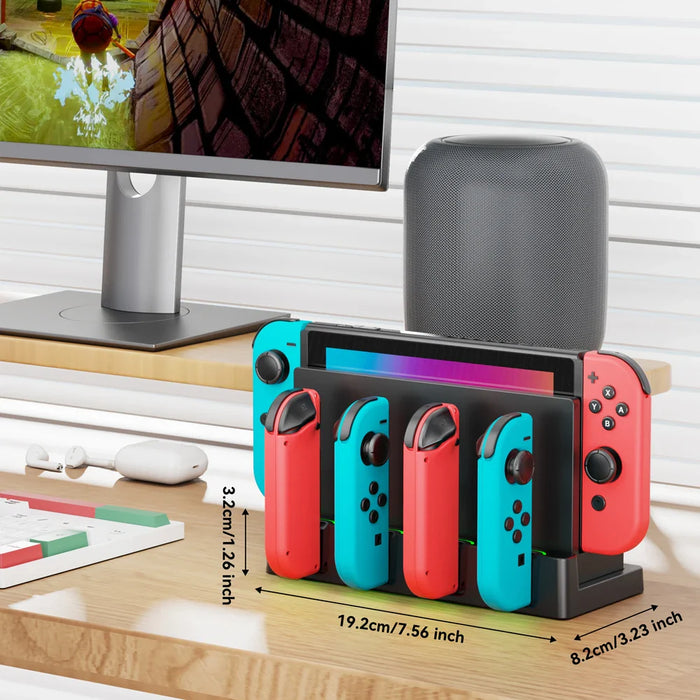 4 Controller Charging Dock For Nintendo Switch Oled