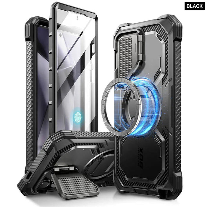 For Samsung Galaxy S24 Ultra 6.8 Inch Armorbox Full-body Rugged Case With Built-in Screen Protector