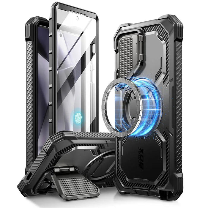 For Samsung Galaxy S24 Ultra 6.8 Inch Armorbox Full-body Rugged Case With Built-in Screen Protector