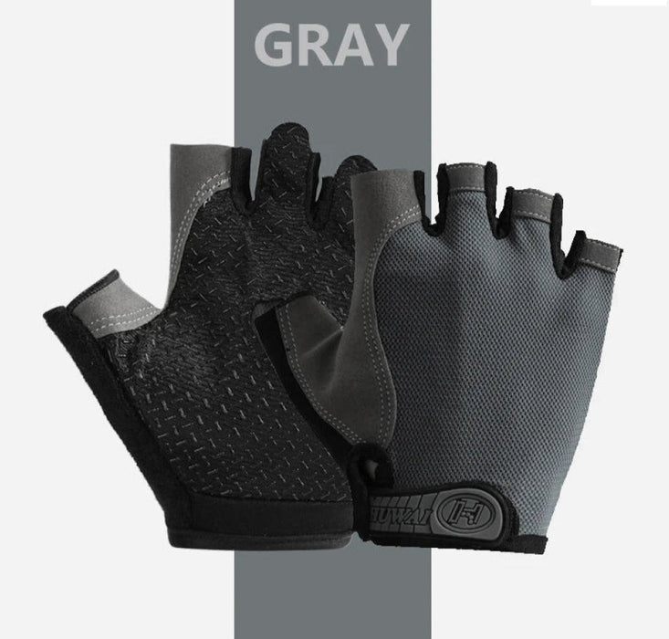 Breathable Fingerless Gym Gloves For Fitness Training