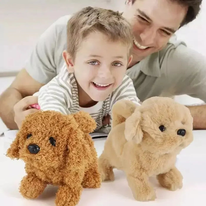 Interactive Plush Robot Dog Toy For Kids