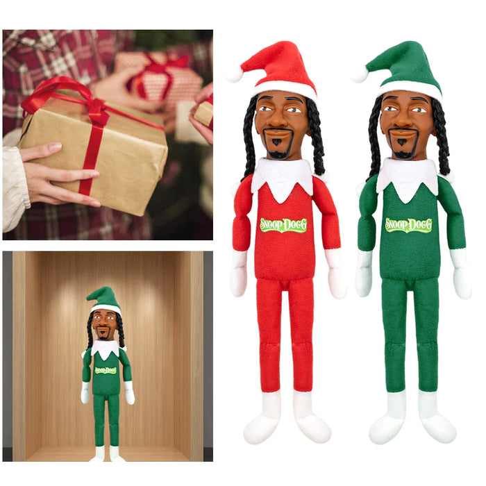 Snoop On a Stoop Christmas Plush Elf Doll