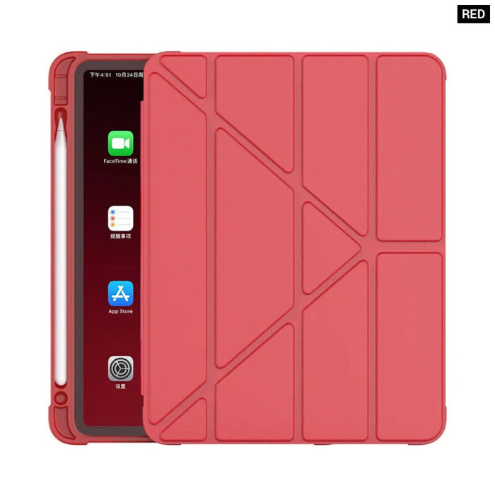 10Th Gen Ipad Cover With Pencil Holder Magnetic Folding Case For Ipad 10.9 Inch Inch Apple Tablet Accessory