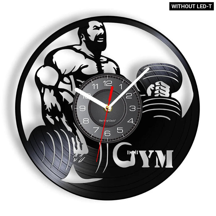 Silent Fitness Gym Wall Clock