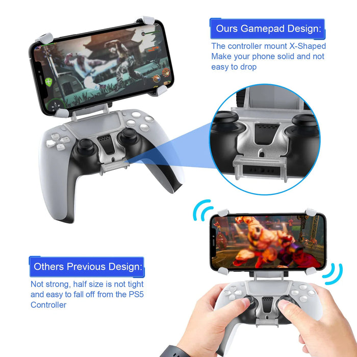 Ps5 Controller Phone Mount For Mobile Gaming