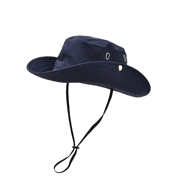 Quick Dry Silver Bucket Hat For Outdoor Adventures