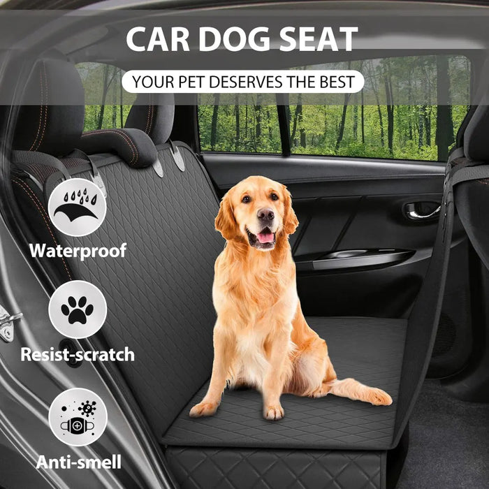 Dog Safety Protector Car Rear Back Seat Mat With Zipper