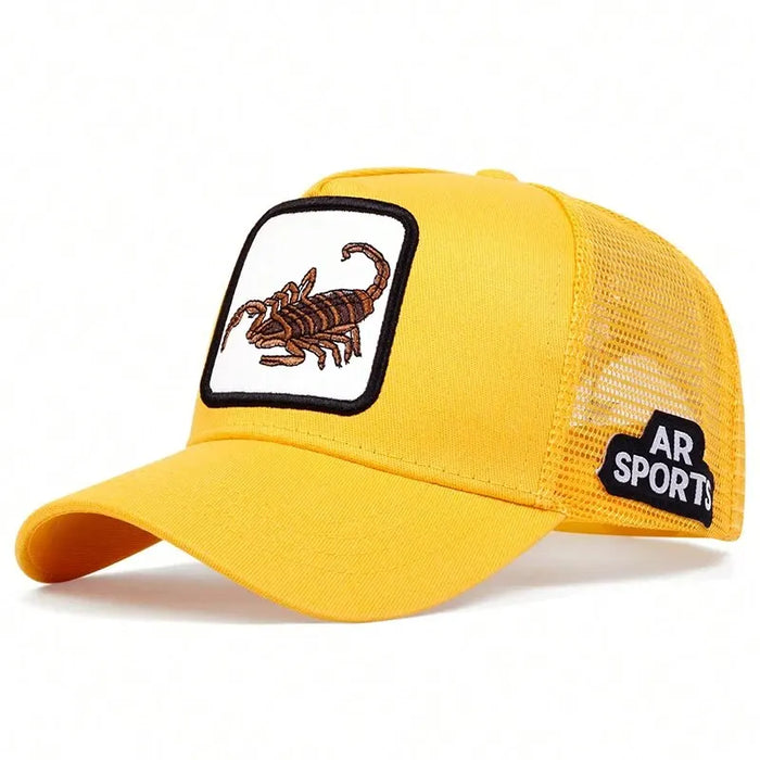 Adjustable Scorpion Baseball Cap / Hat For Outdoor Sun Protection