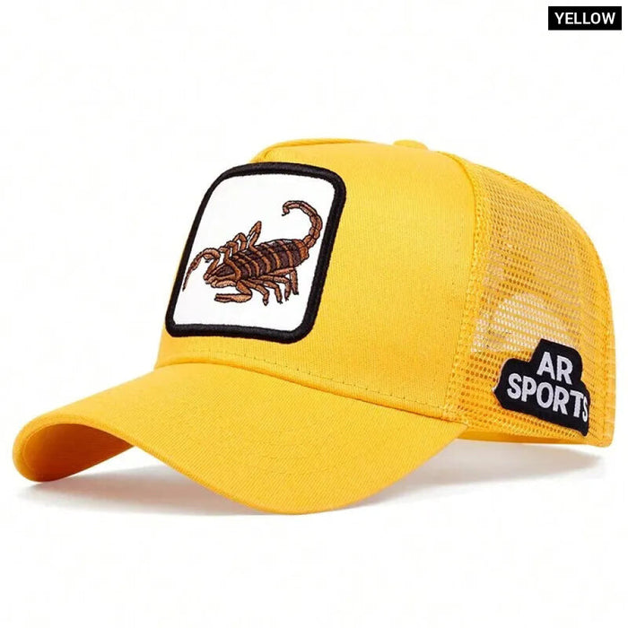 Adjustable Scorpion Baseball Cap / Hat For Outdoor Sun Protection