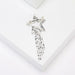 Tassel Brooch Sparkling Stars Lapel Pin For Clothing