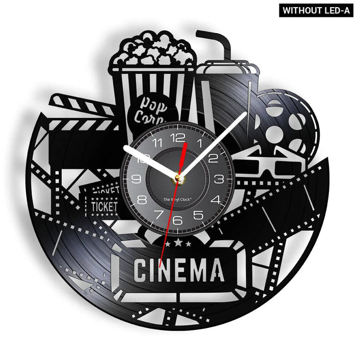 Retro Film Lovers Wall Clock