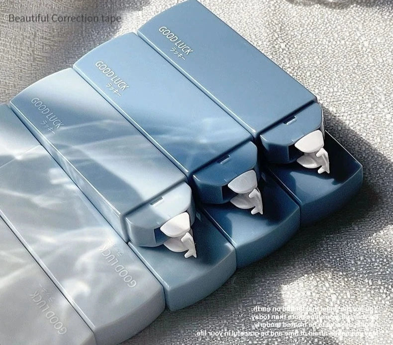 6 Pieces Blue Gradient Correction Tape Set Ins Korea Stationery