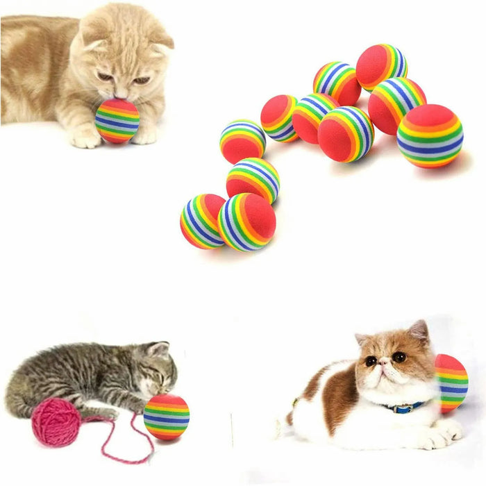 Soft Foam Cat Toy Balls