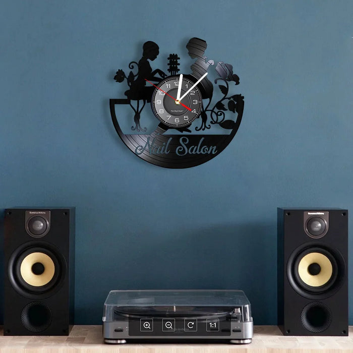 Modern Nail Salon Wall Clock