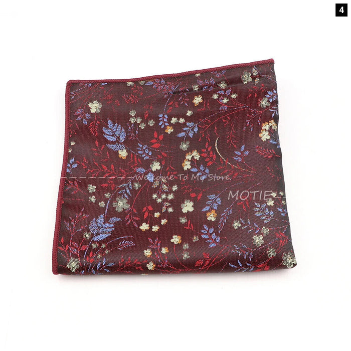 Blue Paisley Pocket Square For Daily Wear And Business Parties