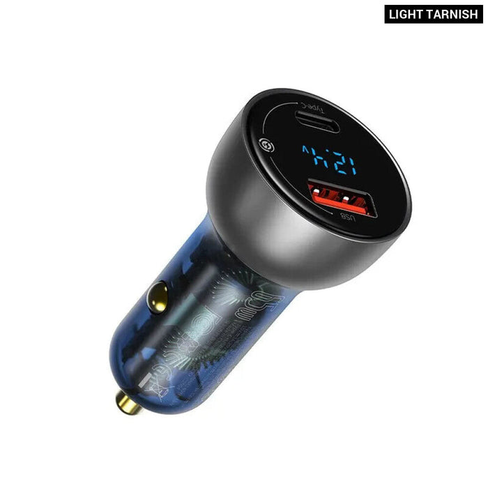 Baseus 65w Pps Car Charger For Laptop And Phone