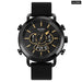 Men’s Silicone Digital Analog Date Calendar Display Dual