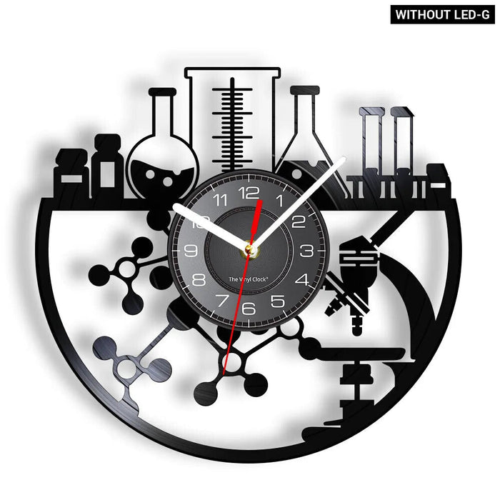 Physics Vinyl Record Wall Clock