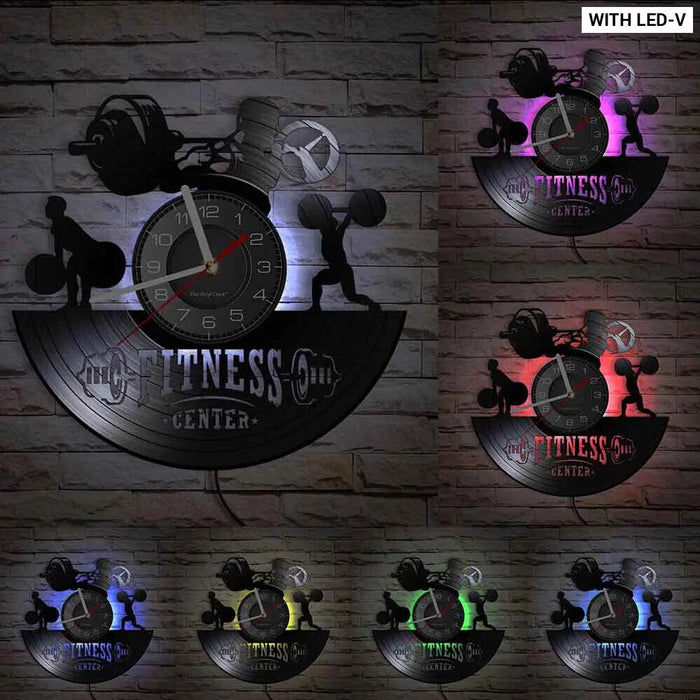 Silent Fitness Gym Wall Clock