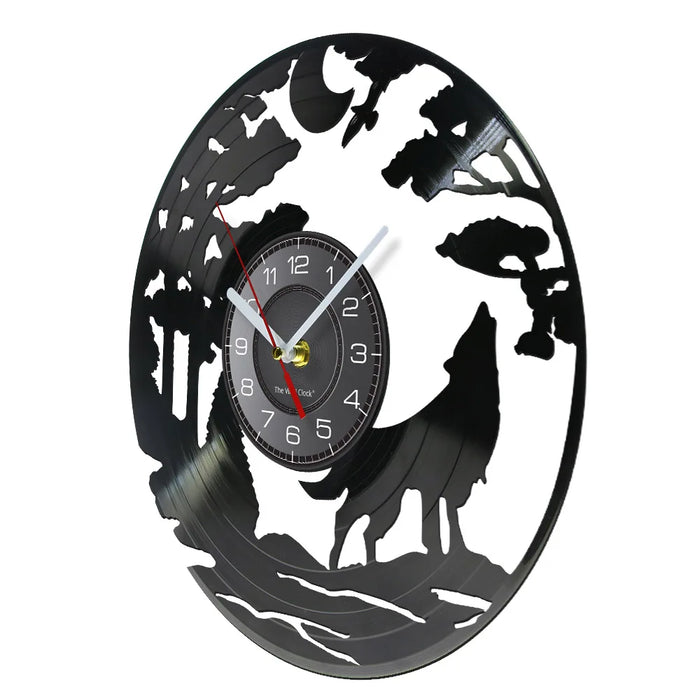 Wildlife Wolf Wall Clock