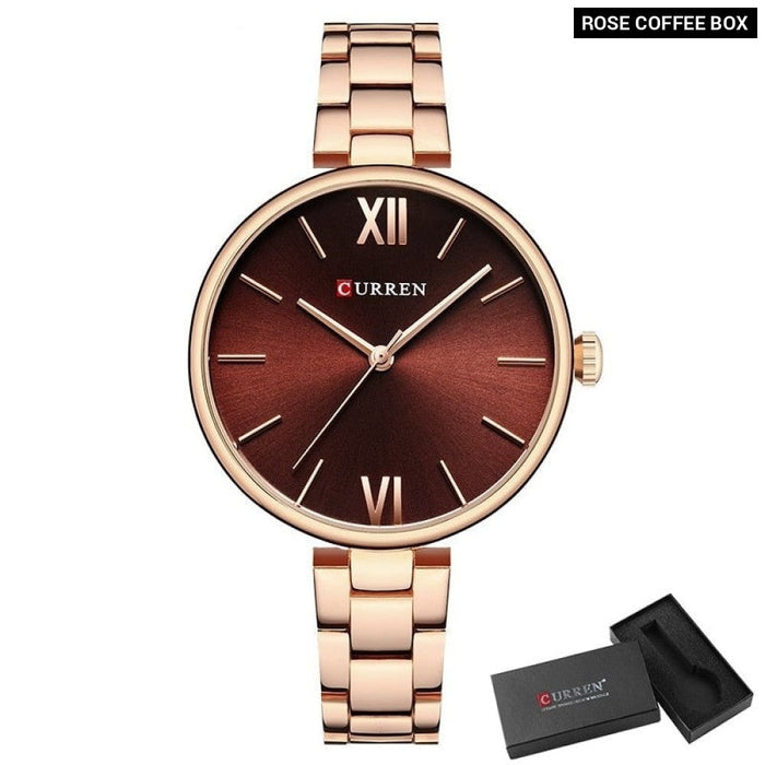 Women Watch Fashion Luxury Watch Reloj Mujer Stainless Steel  Female Clock Quartz Bracelet Wrist Watch