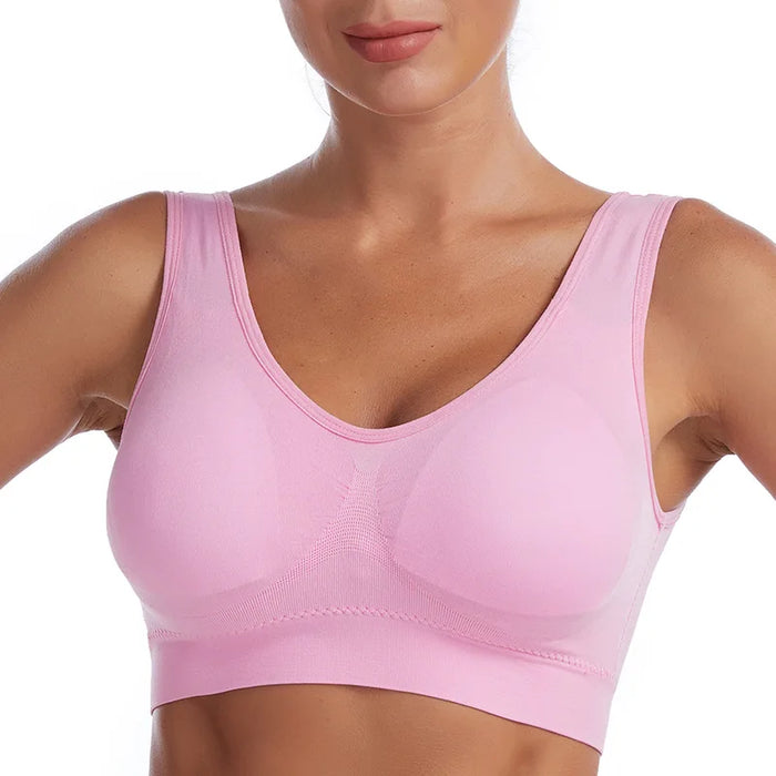 Comfy Seamless Plus Size Bralette For Active Women