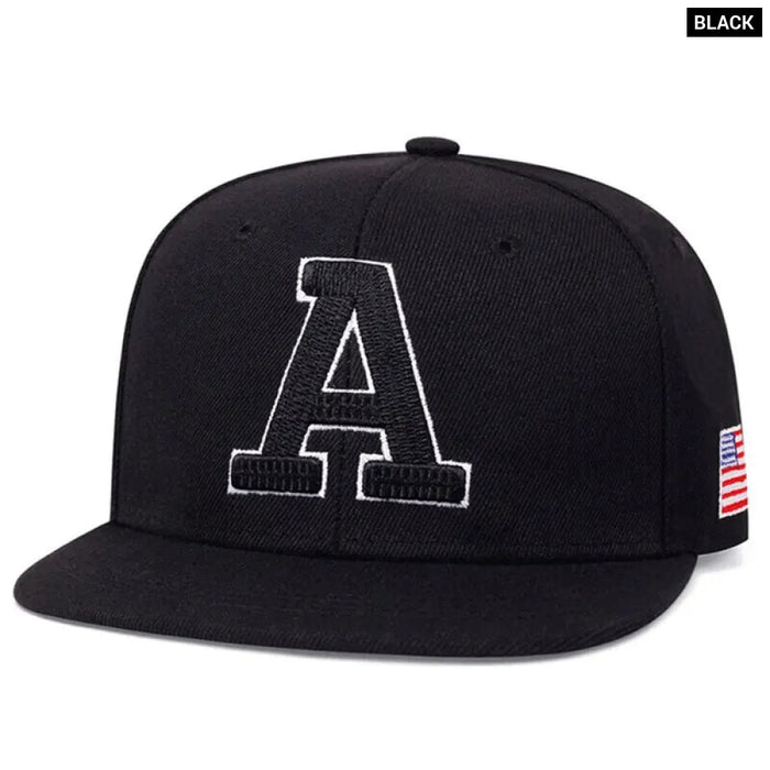 Adjustable Letter A Embroidered Baseball Cap / Hat