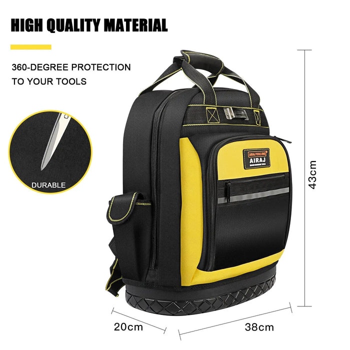 Waterproof Tool Backpack For Electricians