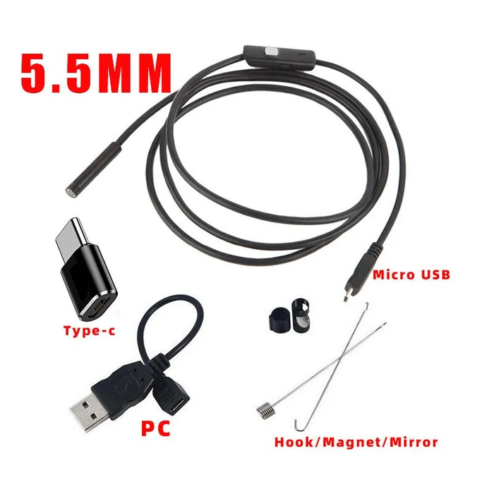 Mini Industrial Endoscope Camera For Mobile Phone